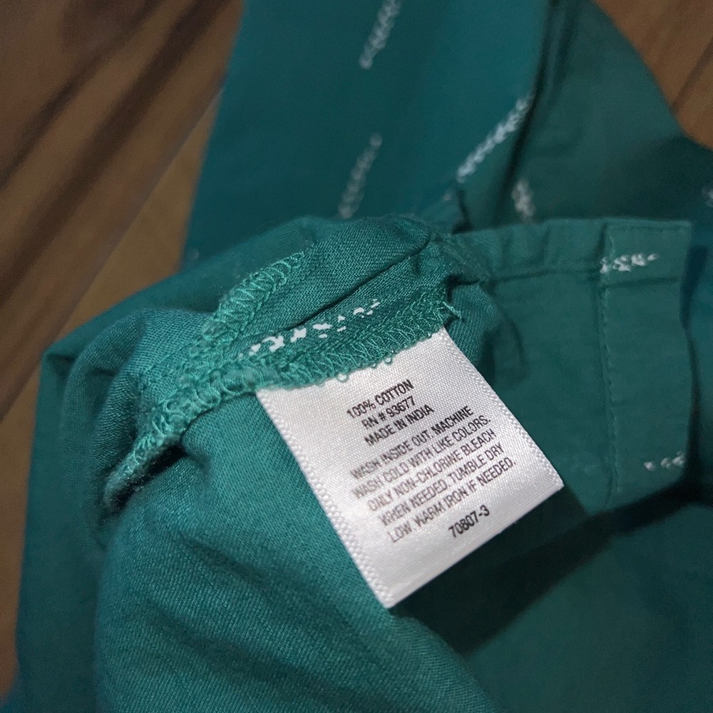 teal dress shirt - Picture 4 of 4